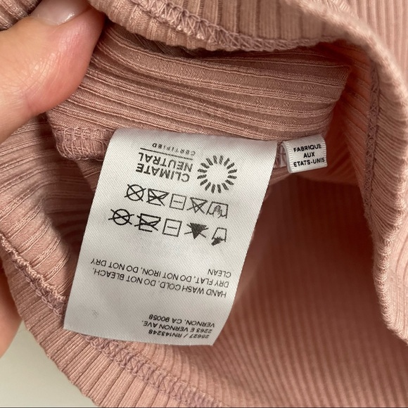 Reformation Canyon Knit Tank Serenade Pink Medium NWOT - Picture 6 of 7